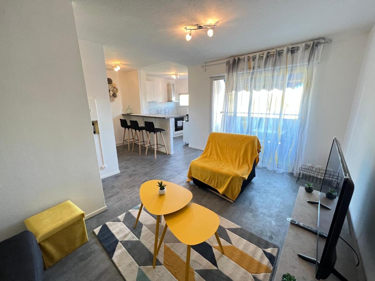 Superbe Studio En Residence Proche De La Mer Cagnes-sur-Mer Luaran gambar